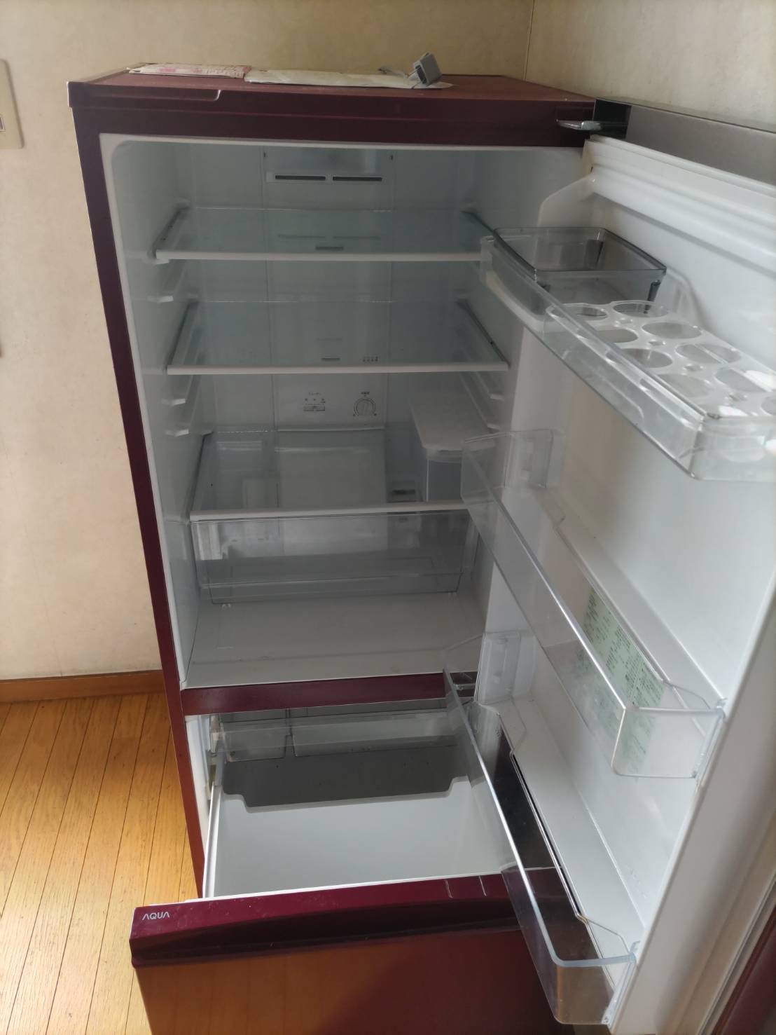 2ドア冷蔵庫-不用品回収処分-
